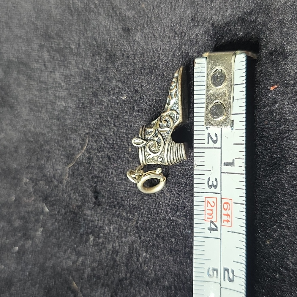 Carolyn Pollack Relios Sterling Silver Western Fancy Boot Charm